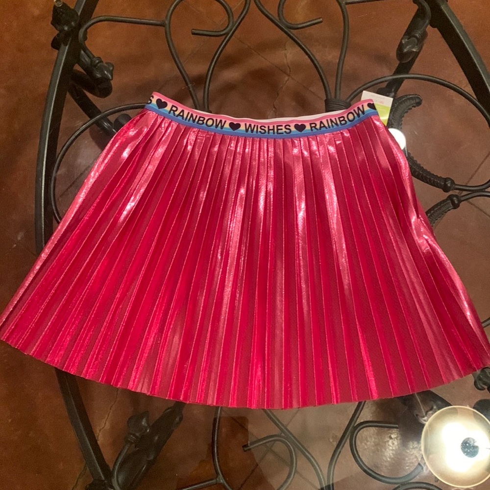 Girls Metallic Skirt